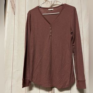 Maurices long sleeve top size large like new